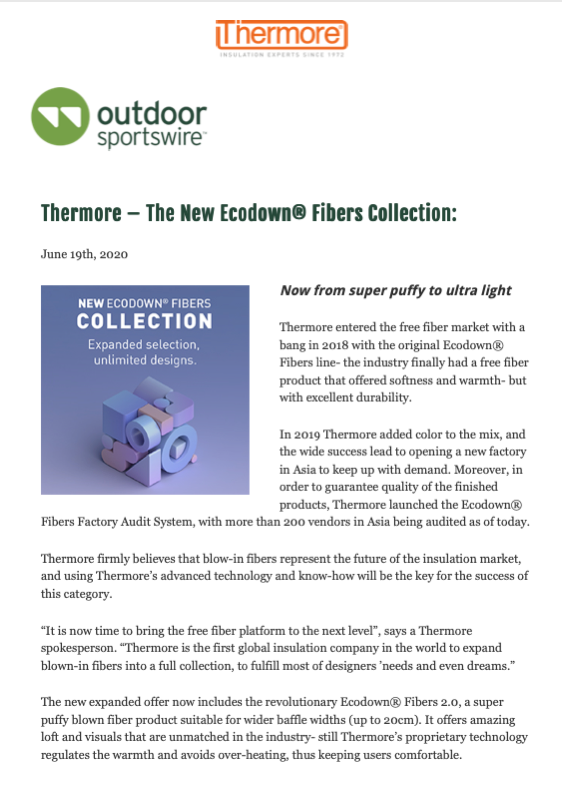 OUTDOOR SPORTSWIRE 