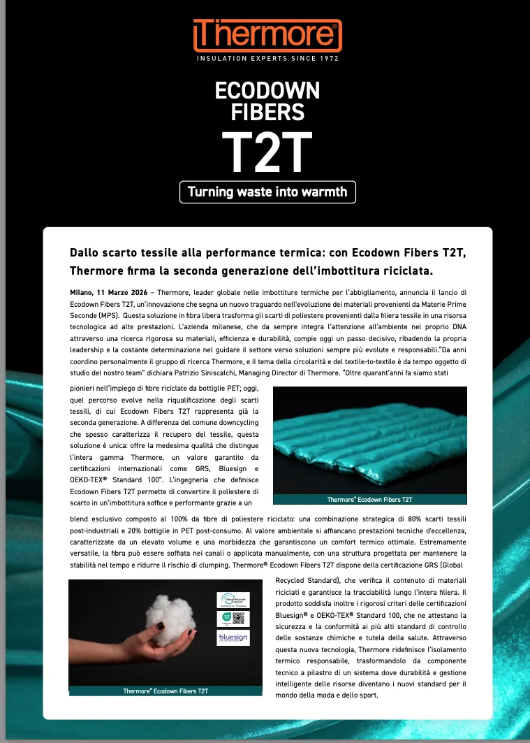ECODOWN FIBERS T2T (ITA)